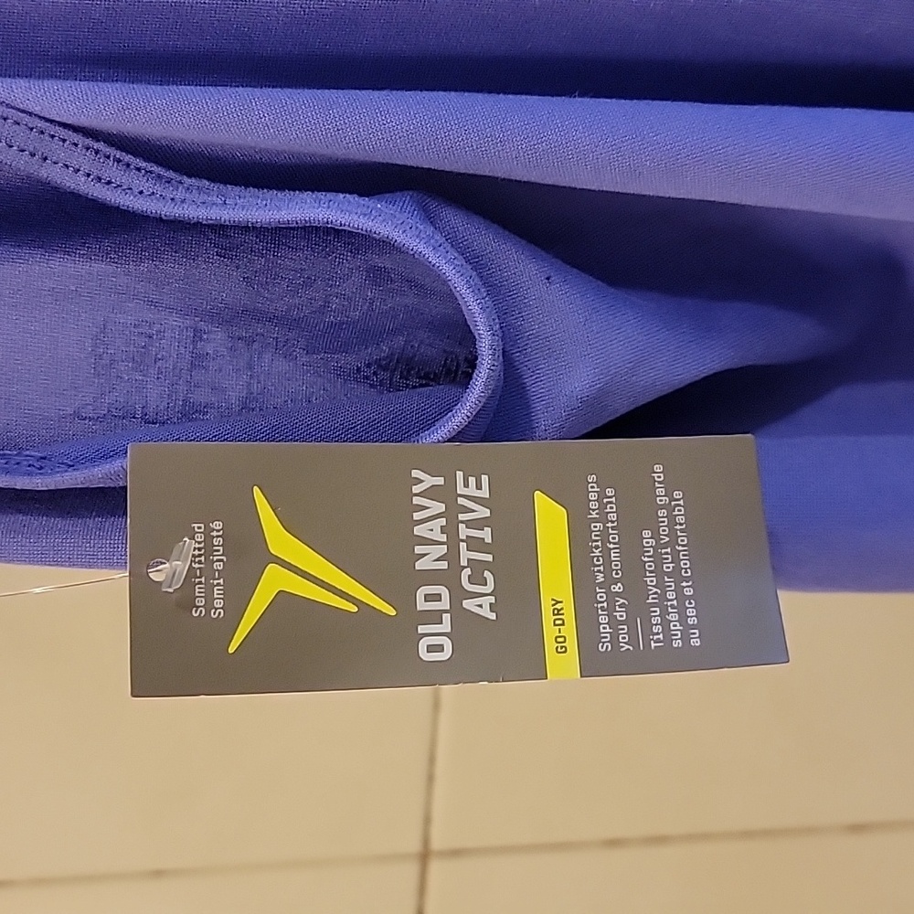 Old Navy Active RUN Purple Racerback Tank - Picture 5 of 5